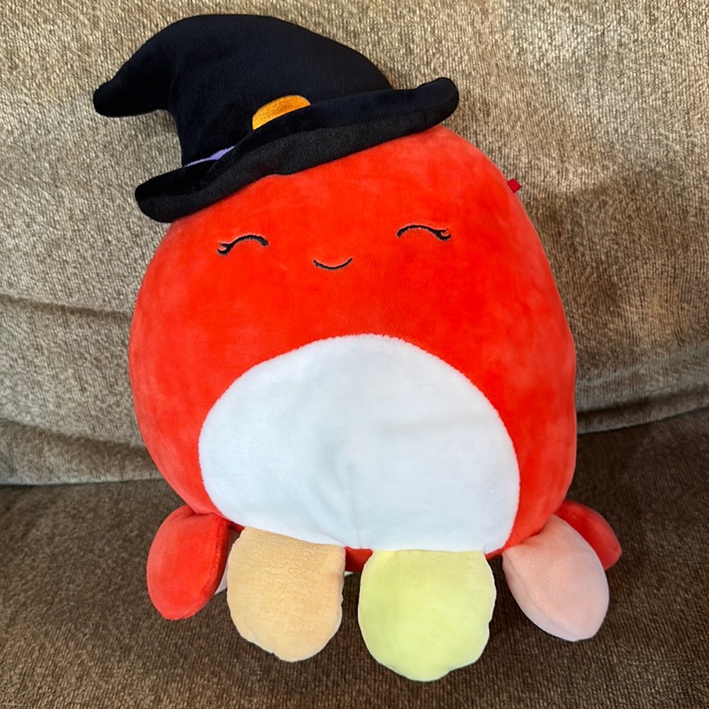 Squishmallows Detra Witch Octopus 12” Halloween Kellytoy Plush